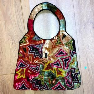 Vintage Sequin Beaded Handbag